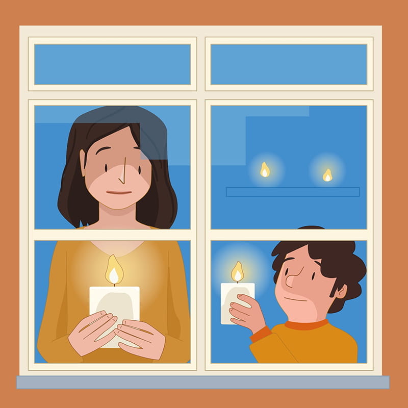 Steek een (extra) kaarsje aan